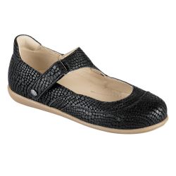 TW-227 (цв.8-черная рептилия, 28) Туфли ортопедические малосложные