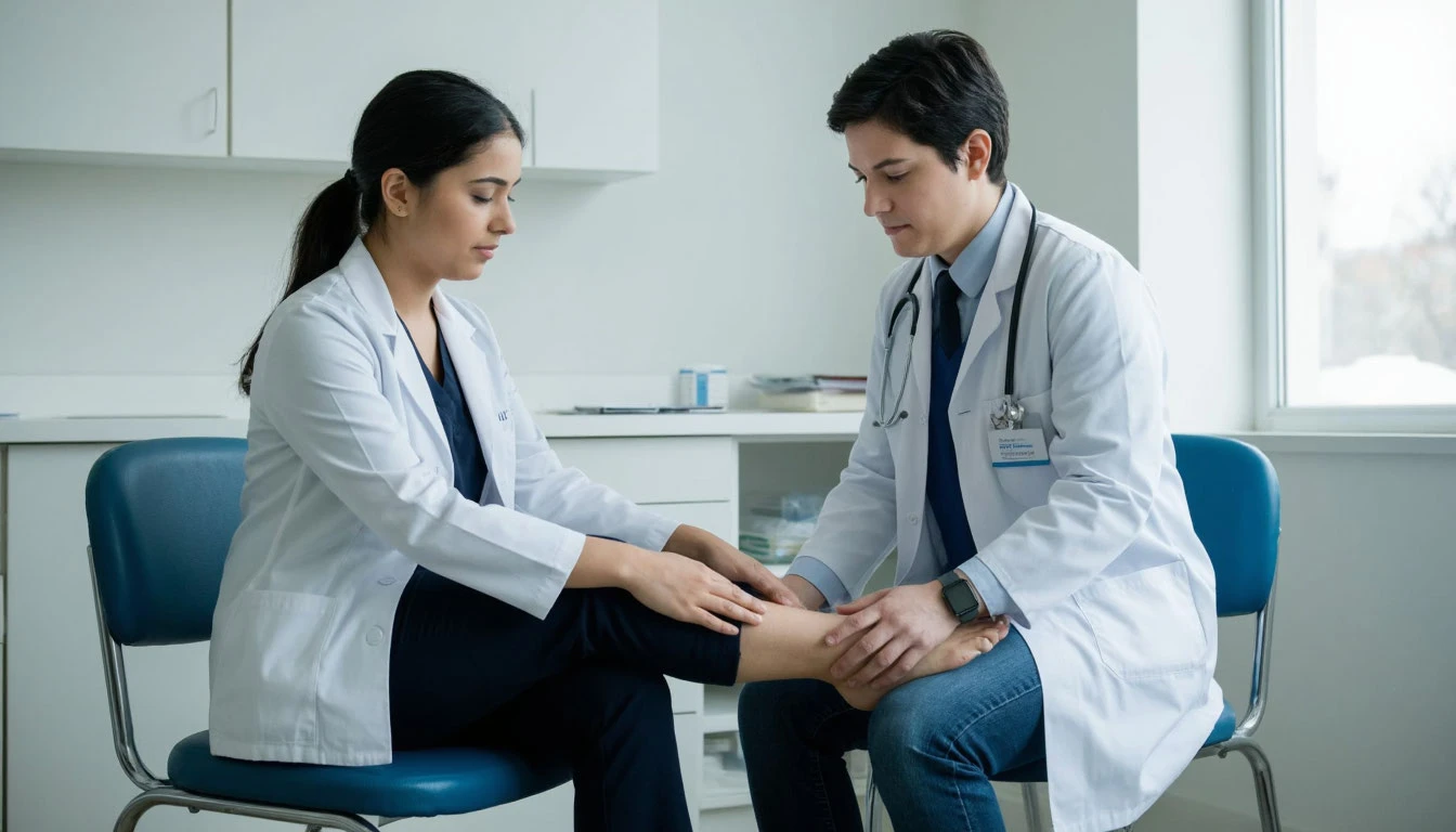 Ортопед или хирург может назначить рентген, УЗИ, анализ крови и определить точную причину Ортопед или хирург может назначить рентген, УЗИ, анализ крови и определить точную причину