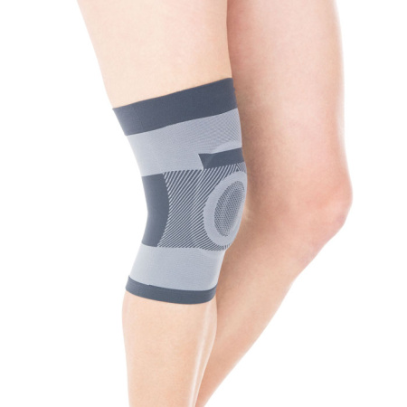 Коленный бандаж компрессионный с силиконовым кольцом Т-8520  Trives