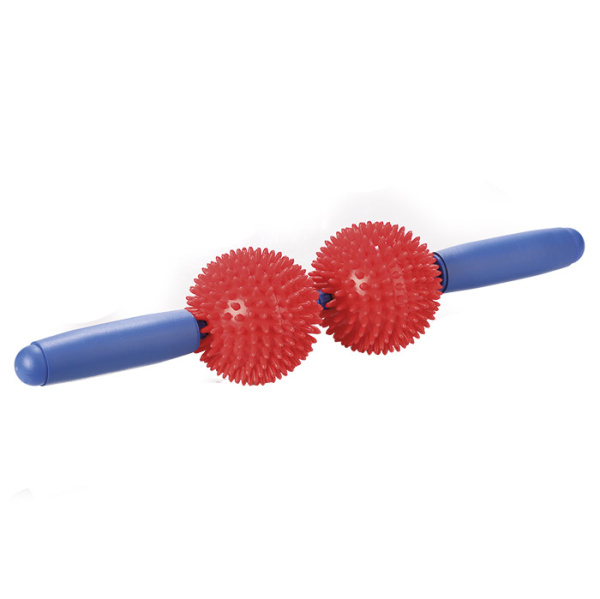 Массажер мячи игольчатые с ручкой (2 больших мяча) М-402  Trives