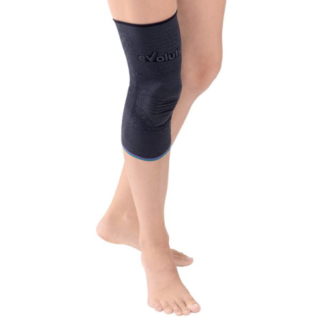 Бандаж компрессионный на коленный сустав Т-8581 Evolution  Silver