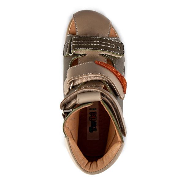 Высокие ортопедические сандалеты с закрытым носком TW-272-20  Twiki Высокие ортопедические сандалеты с закрытым носком TW-272-20  Twiki