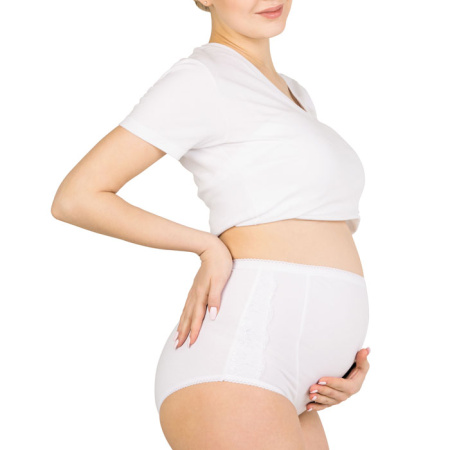 Бандаж-трусы для беременных c кружевами Т-1160  Trives