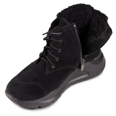 Ботинки женские утепленные на шнурках и молнии DTD-606-3  Doctor&nbsp;Thomas